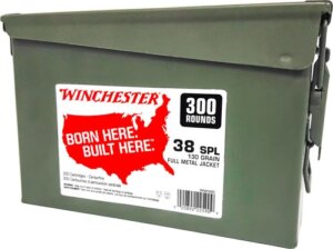 WINCHESTER 45 ACP (CASE OF 2) AMMO CAN 2/300RD 230GR FMJ RN