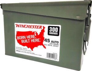 WINCHESTER 38 SPL (CASE OF 2) AMMO CAN 2/300RD 130GR FMJ RN