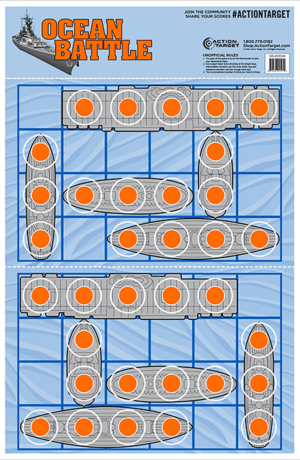 Action Target GSCARDUCK100 Entertainment Ducks Paper Hanging 23″ x 35″ Multi-Color 100 Per Box
