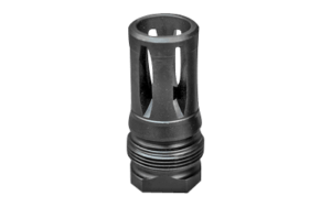 Dead Air DA122 Xeno Flash Hider Black Nitride 4140 Steel with 5/8-24 tpi Threads  2.16″ OAL & .99″ Diameter”