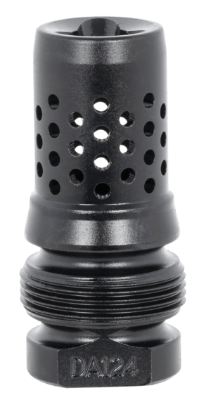 Dead Air DA124 Xeno Muzzle Brake Black Nitride 4140 Steel with 5/8-24 tpi Threads”