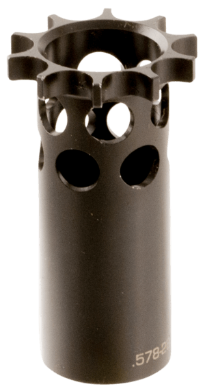 Dead Air DA301 Flash Hider  Black with 1/2-28 tpi Threads & 2.70″ OAL for 5.56x45mm NATO Sandman Series  KeyMod Equipped Nomad-30 & Primal Suppressors”