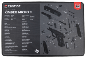 TekMat TEKR17KIMBERMCR9 Kimber Micro 9 Cleaning Mat