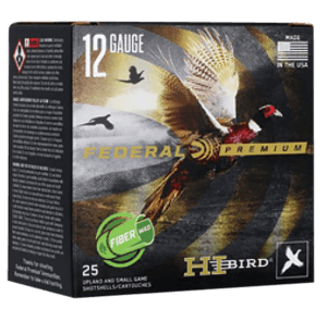 Federal HVF12HW5 Federal Premium Hi-Bird 12 Gauge 2.75″ 1 1/4 oz 5 Shot 25rd Box