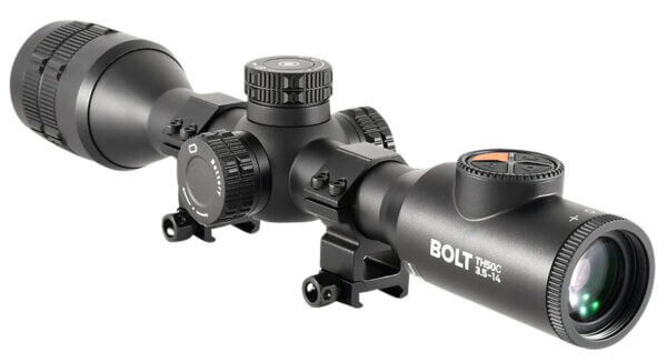 iRay USA TH50CV2 Bolt TH50C V2 Thermal Weapon Sight Thermal Rifle Scope Black 3.5x 50mm Multi- 2 Dynamic/5 Static Reticle Digital 4x Zoom 640×512 50 Hz Resolution Features Stadiametric Rangefinder