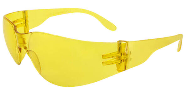 Radians MR0140ID Mirage Safety Eyewear Adult Amber Lens Polycarbonate Amber Frame