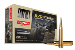 Norma Ammunition 20168972 Dedicated Hunting Evostrike 270 Win 96 gr Polymer Tip Boat Tail Lead Free 20rd Box