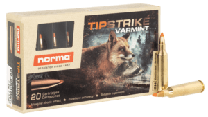 Norma Ammunition 20166512 Dedicated Hunting Tipstrike 6.5 Creedmoor 140 gr 20rd Box