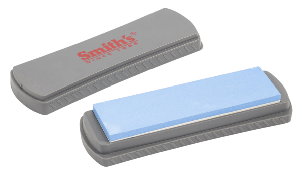Smiths Products 51314 DualGrit Double-Sided Whetstone 6″ Grit Sharpener Medium Gray