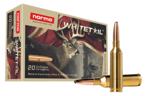 Norma Ammunition 20166592 Dedicated Hunting Whitetail 6.5 PRC 140 gr Pointed Soft Point (PSP) 20rd Box