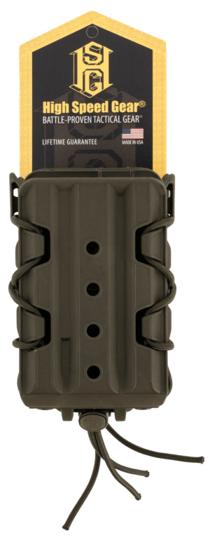 High Speed Gear 162R01CB X2R Taco V2 Mag Pouch Double Coyote Brown Polymer Belt Clip/MOLLE U-Mount Compatible w/ AR/AK Rifle Mags