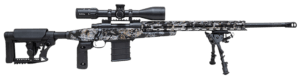 Howa HCRA308SKY M1500 APC Chassis 308 Win 24″ Heavy Barrel 10+1 (3) Kryptek Skyfall Camo Luth-AR MBA-4 Stock with Aluminum Chassis 4-16×50 Scope Bipod & 2 Grips