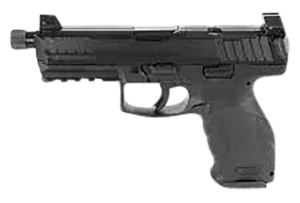HK 81000796 VP9 Tactical Full Size 9mm Luger 17+1 4.70″ Black Steel Threaded Barrel  Black Cerakote Optic Ready/Serrated Slide  Black Polymer Frame w/Picatinny Rail  Ambidextrous