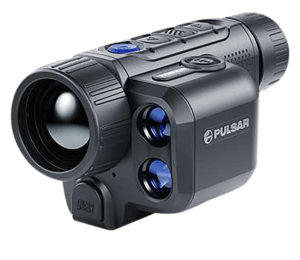 Pulsar Axion 2 Pro LRF XQ35 Thermal Monocular Black 2-8x 35mm Multi Reticle 384×288 50Hz Resolution Zoom 4x Features Laser Rangefinder