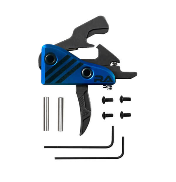 Rise Armament RA524DEFENSE Blitz Defense Single-Stage Hybrid with 4.50 lbs Draw Weight Blue Housing & Black Trigger for AR-Platform Includes Pins