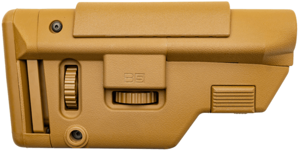 B5 Systems CPS1306 Precision Coyote Brown Synthetic Adjustable with Cheek Riser Fits AR-Platform