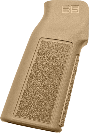 B5 Systems PGR1454 Type 22 P-Grip Coyote Brown Aggressive Textured Polymer Increased Vertical Grip Angle Fits AR-Platform