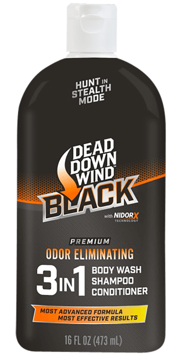 Dead Down Wind 127160 Black Premium 3-in-1 Combo Odor Eliminator 16 oz Squeeze Bottle