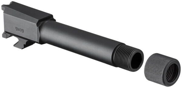 Springfield Armory HC0901TB-KIT Hellcat Replacement Barrel 3.80″ Threaded 9mm Luger with Self-Indexing Compensator Black Melonite (Does Not Fit Pro Series)