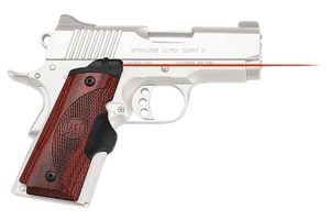 Crimson Trace LG902 Lasergrips Red Laser 5mW 633nM Wavelength Rosewood Grip Replacements Fits 1911 Compact
