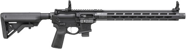 Springfield Armory STV91609BLC SAINT Victor 9mm Luger 16 10+1  Black  B5 Sytems Bravo Stock & Type 23 Grip  Flip-Up Sights  Blast Diverter”