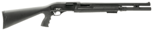 Gforce Arms GF2P12 GF2P 12 Gauge Pump 3″ Chamber 7+1 20″ Fixed Cylinder Bore Black 5rd Shell Carrier Stock Rubber Pistol Grip Blade Sight 3rd Shell Holder on Rec