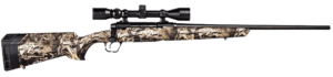 Savage Arms 58124 Axis XP Full Size 400 Legend 4+1 18″ Carbon Steel Black Barrel/Rec Drilled & Tapped Mossy Oak Break-Up Country Synthetic Stock Weaver 3-9x40mm Scope