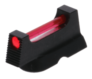 TruGlo TGTG132CZS Fiber-Optic Pro Black | Red Fiber Optic Front Sight