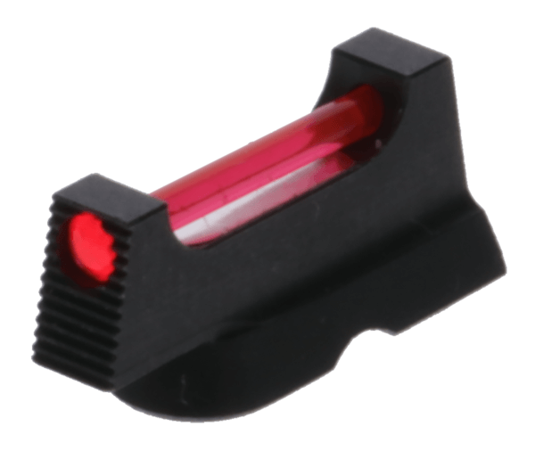 TruGlo TGTG132CZS Fiber-Optic Pro Black | Red Fiber Optic Front Sight