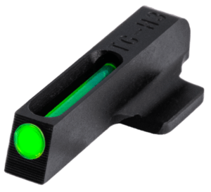 TruGlo TGTG131AT1Y TFO Black | Green Tritium & Fiber Optic Front Sight Yellow Tritium & Fiber Optic Rear Sight