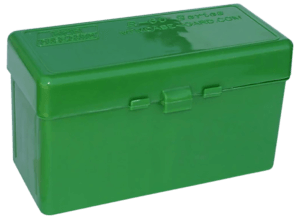 MTM Case-Gard RM6010 Ammo Box Flip-Top 308 Win 220 Swift 243 Win Green Polypropylene 60rd