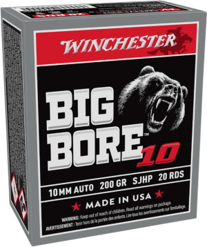 Winchester Ammo X10MMBB Big Bore  10mm Auto 200 gr Semi Jacketed Hollow Point 20rd Box