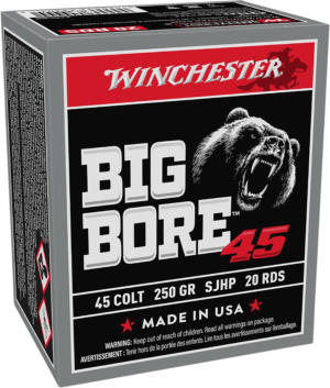 Winchester Ammo X45CBB Big Bore  45 Colt 250 gr Semi Jacketed Hollow Point 20rd Box
