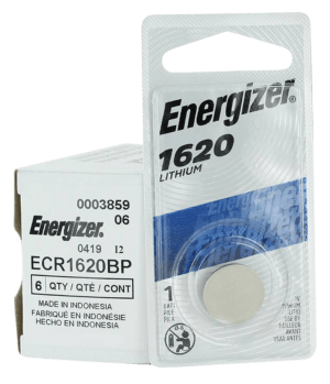 Energizer ECR1620BP 1620 Battery Lithium Coin 3.0 Volt Qty (72) Single Pack