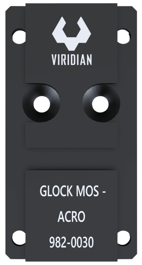 Viridian 9820030 RFX45 Glock MOS Mounting Adapter Black |