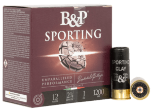 B&P 12B1SCL7 Sporting Clay  12 Gauge 2.75 1 oz 7.5 Shot 25rd Box”
