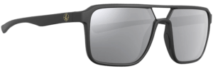 Leupold 182672 Performance Wear Bridger Shatter Proof Polarized Shadow Gray Flash Lens Matte Black Frame Includes Carrying Case/Bag/Lens Cloth