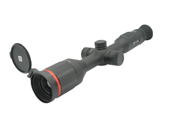 X-Vision 203203 TS200 Thermal Scope with Rings Black 2.3-9.2x35mm Multi Reticle/Color 1024×768 OLED 2600 yds Detection Range 400×300 Thermal Sensor Photo/Video/PiP