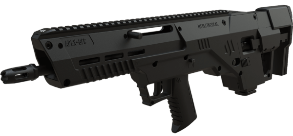 Meta Tactical Llc APEXGFCBK23 Apex Carbine Conversion Kit 16 40 S&W  Black  Polymer Bullpup Chassis with Adj. Stock  M-Lok Handguard  AR Style Pistol Grip  Muzzle Device  Fits Glock 23 Gen 3-4″