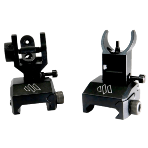 Meta Tactical Llc MTABUS Front And Rear Backup Sights Black for AR-15