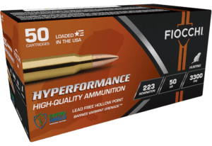 Fiocchi 223VGNT Hyperformance  223 Rem 50 gr Barnes Varmint Grenade 50 Per Box/ 10 Case