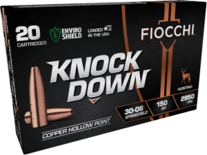 Fiocchi 300WMCHA Knock Down Enviro Shield 300 Win Mag 165 gr Hollow Point 20 Per Box/ 10 Case