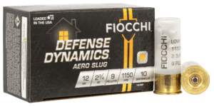 Fiocchi 12LE9P Field Dynamics Low Recoil 12 Gauge 2.75″ 1 Buck Shot 10rd Box