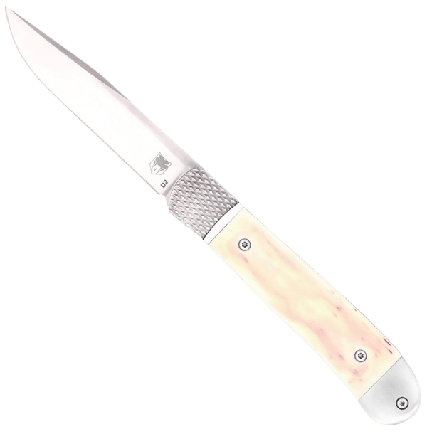 CobraTec Knives CTTHRWT Trapper Hidden Release White