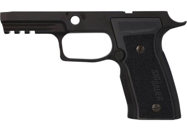 Sig Sauer 8901514 P320 Grip Module AXG Carry 9mm Luger/40 S&W/357 Sig Black Aluminum Medium Grip Frame Polymer Grip Panels Fits Sig P320 (Non-Manual Safety)