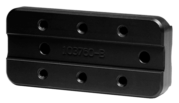 Mdt Sporting Goods Inc 104059BLK Forend Weight  0.52 lbs Each (5 Pack)  Black Steel  Compatible w/ MDT ACC Chassis