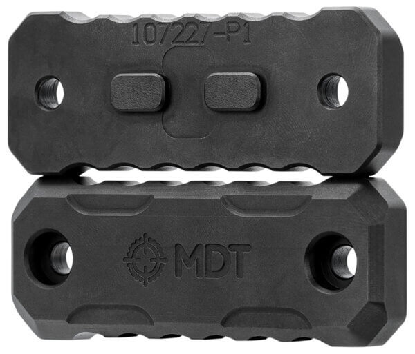 Mdt Sporting Goods Inc 107304BLK Forend Weight  Exterior  M-LOK Mount  0.35 lbs Each (2 Pack)  Black Steel