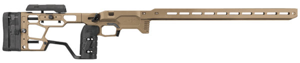 Mdt Sporting Goods Inc 106557FDE ACC Elite Chassis FDE Aluminum  SRS-X Elite Stock with Adj. Cheekrest/Buttpad  Vertical AR-Style Grip  M-LOK Forend & Thumb Rest  AICS Mag Compatible  Fits Short Action Remington 700