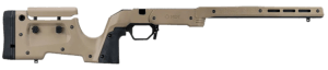 Mdt Sporting Goods Inc 104690FDE XRS Chassis FDE Aluminum Core with Polymer Panels Adj. Cheekrest M-LOK Forend Interchangeable Grips AICS Mag Compatible Fits Short Action Howa 1500