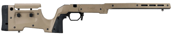 Mdt Sporting Goods Inc 104691FDE XRS Chassis FDE Aluminum Core with Polymer Panels Adj. Cheekrest M-LOK Forend Interchangeable Grips AICS Mag Compatible Fits Short Action Remington 700